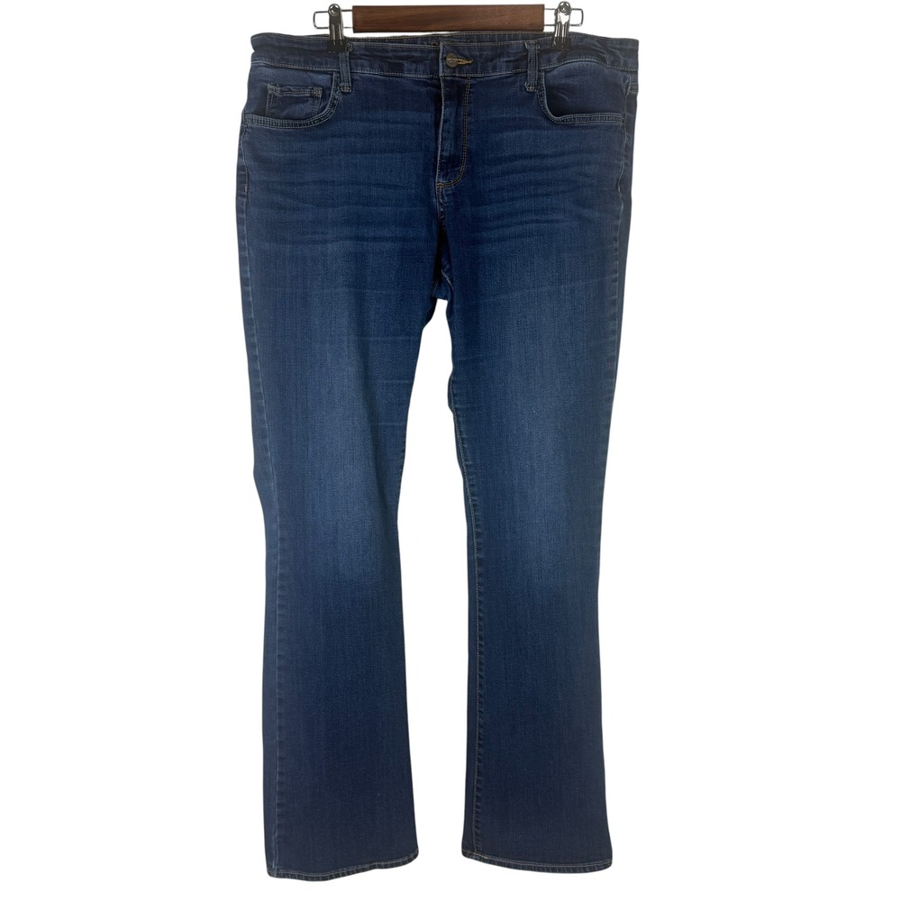 Arizona Jean Co Women's Junior 17 Blue Bootcut Jeans Long Stretch Denim